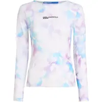 Karl Lagerfeld Mesh Top Floral White Talla: S | Manga Larga Outlet | Mujer | Blanco