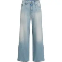 Karl lagerfeld Wide Leg Pleated Denim Sun Faded Blue Talla: W26 | Pantalones Outlet | Mujer | Azul