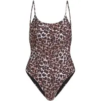 Karl Lagerfeld Karl Cheeky Swimsuit Signature Leopard Talla: XS | Bañadores Outlet | Mujer