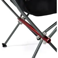 Basic Nature - Travelchair Ultralight Relax - Silla de camping size 89 x 57 x 97 cm, negro