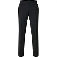 Selected Pantalón de pinzas 'SLH-THEO' negro