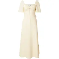 And Other Stories & Other Stories Nicoletta Linen Dress Yellow Talla: 44 | Vestidos Midi Outlet | Mujer | Blanco