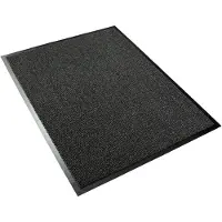 Floortex Felpudo para interior 150 x 90 cm negro/gris