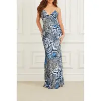 Guess Marciano By Debora Long Dress Midnight Snake Talla: 36 | Vestidos Maxi Outlet | Mujer