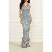 Guess Marciano By Sl Crystal Maxi Dres Honest Blue Talla: 46 | Vestidos Maxi Outlet | Mujer | Azul