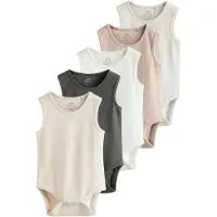 Next Pijama entero/body piel / kitt / antracita / talco