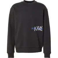 Karl Lagerfeld Black Sweat Crewneck Talla: XXL | Jerséis Outlet | Hombre | Negro