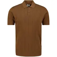 No-excess Pullover Short Sleeve Polo Button Solid Jacquard Camel Talla: XXXL | Polos Outlet | Hombre | Marrón