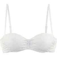 LASCANA Top de bikini blanco