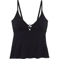 LASCANA Top de tankini negro