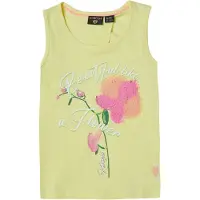 KOROSHI Top amarillo claro / verde / rosa claro / blanco