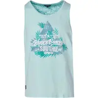 KOROSHI Camiseta gris / esmeralda / menta / blanco
