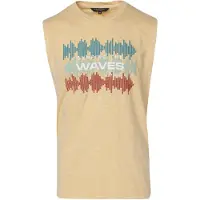 KOROSHI Camiseta azul cian / langosta / naranja claro / blanco