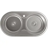 CATA Fregadero Doble 2604209 85x45 Cm