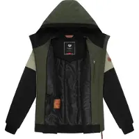 Ragwear Chaqueta de montaña caqui / oliva / negro