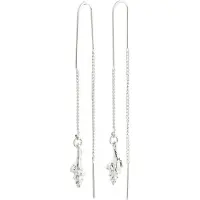 Pilgrim Pendientes 'Sea' plata