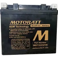 Motobatt Batería Agm Mbtx20uhd 12v 21ah