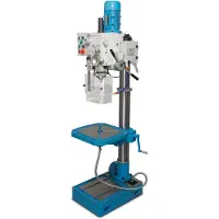 HBM Taladro de columna con transmisión por engranajes deluxe 40 mm, 400 Volt