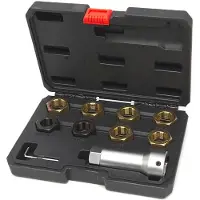 HBM Kit de reparación de hilos para ejes de transmisión de 10 piezas