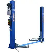 HBM Elevador hidráulico profesional de 2 columnas de 4 toneladas con desbloqueo electrónico