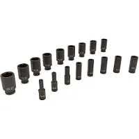 AOK Llaves de impacto largas de 1/2 pulgada