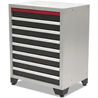 HBM 8 cajones deluxe armario de herramientas profesional para mobiliario de taller