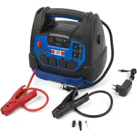 HBM Arrancador de coche, Booster de batería, 12/230 Voltios, 21 Ah