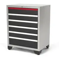 HBM 6 cajones Deluxe Armario de herramientas profesional para amueblar el taller