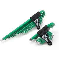 HBM Set de Llaves de Vaso Torx Largas de 9 Piezas