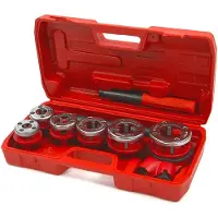HBM Juego de corte de roscas para tubos de 8 piezas: 6,3 – 31 mm