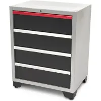 HBM 4 cajones deluxe armario de herramientas profesional para amueblar el taller