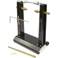 HBM Dispositivo de equilibrado de neumáticos de motocicleta Deluxe con patas ajustables