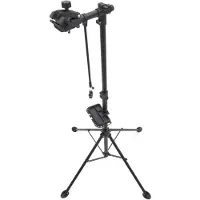 HBM Soporte de montaje de bicicleta profesional ajustable en altura 109 – 190 cm.