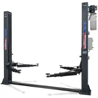 OEM Elevador hidráulico profesional de 2 columnas de 4,2 toneladas con desbloqueo electrónico negro