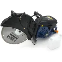 HBM Sierra para hormigón / sierra de cinta / amoladora de motor de 93,6 cc con hoja de 400 mm