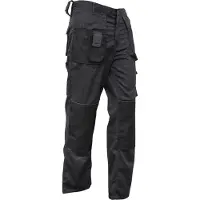Weber pantalón de trabajo cómodo negro