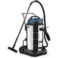 HBM Aspiradora de obra húmedo/seco 2x1200W 80L