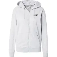 Puma Sudadera con cremallera deportiva 'ESS No. 1' gris claro