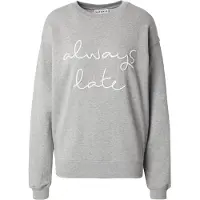 Catwalk junkie Always Late Sweater Grey Melange Talla: 36 | Sudaderas con Capucha Outlet | Mujer | Gris