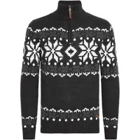 !Solid Jersey 'Norwin' antracita / blanco