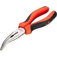 Vigor Alicate de punta plana y ángulo , modelo V6503-200, longitud: 200 mm