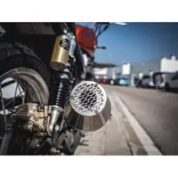 Gpr Exhaust Systems Silenciador Homologado Ultracone Inox Cafè Racer Silencer Without Link Pipe Daytona 1000 Ie 92-99