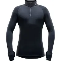 Devold - Expedition Zip Neck - Ropa interior merino size S, negro