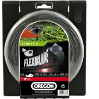 Oregon Hilo De Desbrozadora 111085e Flexiblade 4.0 Mm X 21 M