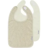 Meyco Baby Babero Popcorn 27x43 Cm 2 Unidades