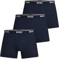 BOSS Calzoncillo boxer 'Power' azul noche / blanco