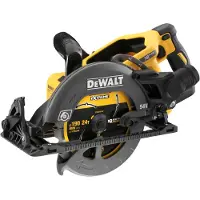 DeWalt Sierra circular manual inalámbrica DCS577N-XJ (azul), sistema Flexvolt, 2400 vatios, 190 mm, profundidad de corte de 65 mm a 90° y 40 mm a 45°, sin batería