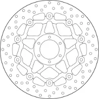 Brembo Disco De Freno Flotante Oro 78b408a3