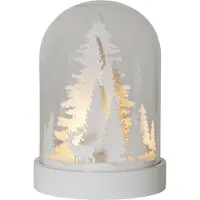 Star Trading Kupol, figura decorativa ligera, blanca, IP20, 1 bombilla, LED, 0,18 W