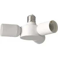 Eglo RUEDA, lámpara de techo con 3 bombillas, casquillo E27, color blanco